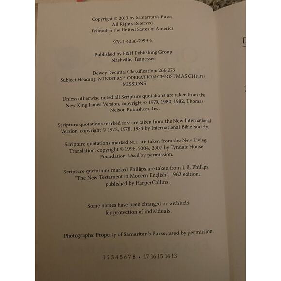 Operation Christmas Child: A Story of Simple Gifts by Toney, Donna Lee Hardback - Picture 3 of 3